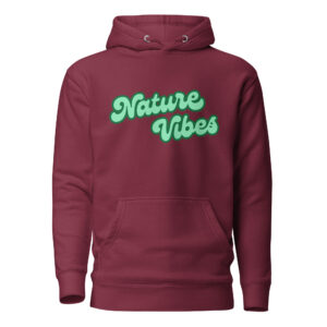 Green Nature Vibes Premium Hoodie