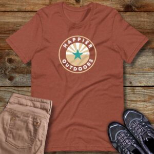 Happier Outdoors in Arizona Unisex Soft Tee